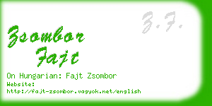 zsombor fajt business card